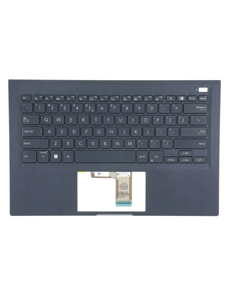 Clavier américain rétroéclairé ASUS ExpertBook QWERTY US noir, support bleu foncé