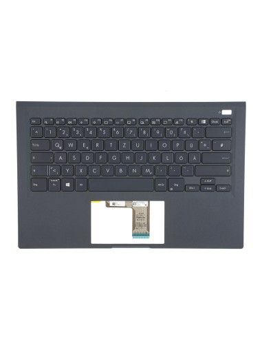 Clavier américain rétroéclairé ASUS ExpertBook QWERTY US noir, support bleu foncé
